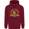 A Shiba Inu Dog Childrens Kids Hoodie Maroon