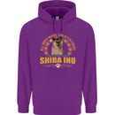 A Shiba Inu Dog Childrens Kids Hoodie Purple