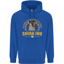 A Shiba Inu Dog Childrens Kids Hoodie Royal Blue