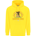 A Shiba Inu Dog Childrens Kids Hoodie Yellow
