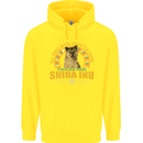 A Shiba Inu Dog Childrens Kids Hoodie Yellow