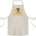 A Shiba Inu Dog Cotton Apron 100% Organic Natural