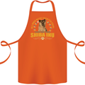A Shiba Inu Dog Cotton Apron 100% Organic Orange