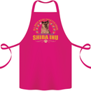 A Shiba Inu Dog Cotton Apron 100% Organic Pink