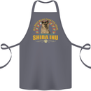 A Shiba Inu Dog Cotton Apron 100% Organic Steel