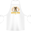 A Shiba Inu Dog Cotton Apron 100% Organic White