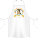 A Shiba Inu Dog Cotton Apron 100% Organic White