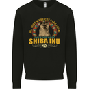 A Shiba Inu Dog Kids Sweatshirt Jumper Black