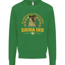 A Shiba Inu Dog Kids Sweatshirt Jumper Irish Green