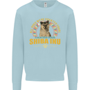 A Shiba Inu Dog Kids Sweatshirt Jumper Light Blue