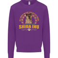 A Shiba Inu Dog Kids Sweatshirt Jumper Purple