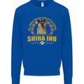 A Shiba Inu Dog Kids Sweatshirt Jumper Royal Blue