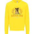 A Shiba Inu Dog Kids Sweatshirt Jumper Yellow
