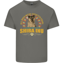 A Shiba Inu Dog Kids T-Shirt Childrens Charcoal