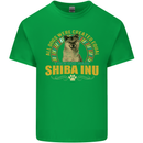 A Shiba Inu Dog Kids T-Shirt Childrens Irish Green