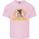 A Shiba Inu Dog Kids T-Shirt Childrens Light Pink