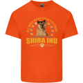 A Shiba Inu Dog Kids T-Shirt Childrens Orange