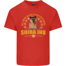 A Shiba Inu Dog Kids T-Shirt Childrens Red