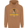 A Shiba Inu Dog Mens 80% Cotton Hoodie Caramel Latte