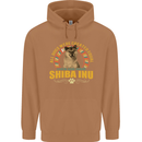 A Shiba Inu Dog Mens 80% Cotton Hoodie Caramel Latte
