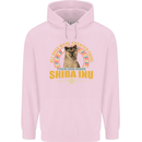 A Shiba Inu Dog Mens 80% Cotton Hoodie Light Pink