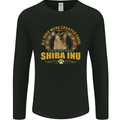 A Shiba Inu Dog Mens Long Sleeve T-Shirt Black