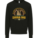 A Shiba Inu Dog Mens Sweatshirt Jumper Black