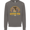 A Shiba Inu Dog Mens Sweatshirt Jumper Charcoal
