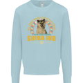 A Shiba Inu Dog Mens Sweatshirt Jumper Light Blue