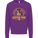 A Shiba Inu Dog Mens Sweatshirt Jumper Purple