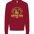 A Shiba Inu Dog Mens Sweatshirt Jumper Red