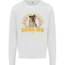 A Shiba Inu Dog Mens Sweatshirt Jumper White