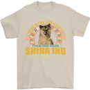A Shiba Inu Dog Mens T-Shirt 100% Cotton Sand
