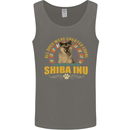 A Shiba Inu Dog Mens Vest Tank Top Charcoal