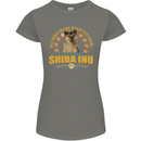A Shiba Inu Dog Womens Petite Cut T-Shirt Charcoal