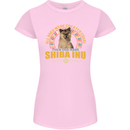 A Shiba Inu Dog Womens Petite Cut T-Shirt Light Pink