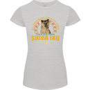 A Shiba Inu Dog Womens Petite Cut T-Shirt Sports Grey