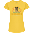 A Shiba Inu Dog Womens Petite Cut T-Shirt Yellow