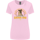 A Shiba Inu Dog Womens Wider Cut T-Shirt Light Pink