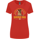 A Shiba Inu Dog Womens Wider Cut T-Shirt Red
