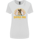 A Shiba Inu Dog Womens Wider Cut T-Shirt White