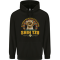 A Shih Tzu Dog Childrens Kids Hoodie Black