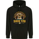 A Shih Tzu Dog Childrens Kids Hoodie Black