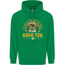 A Shih Tzu Dog Childrens Kids Hoodie Irish Green