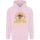 A Shih Tzu Dog Childrens Kids Hoodie Light Pink