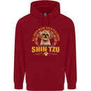 A Shih Tzu Dog Childrens Kids Hoodie Red