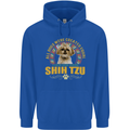A Shih Tzu Dog Childrens Kids Hoodie Royal Blue