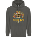 A Shih Tzu Dog Childrens Kids Hoodie Storm Grey