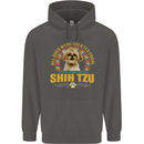 A Shih Tzu Dog Childrens Kids Hoodie Storm Grey