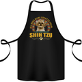 A Shih Tzu Dog Cotton Apron 100% Organic Black